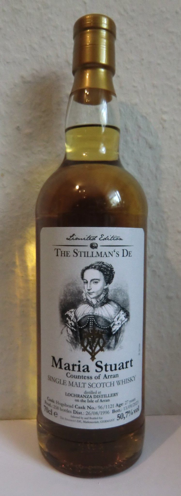 MARIA STEWART ARRAN SINGLE MALT SCOTCH WHISKY