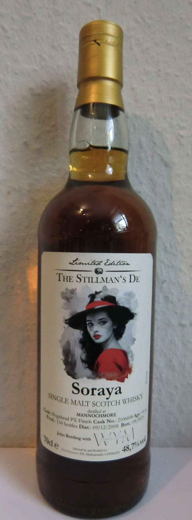 SORAYA MANNOCHMORE SINGLE MALT SCOTCH WHISKY