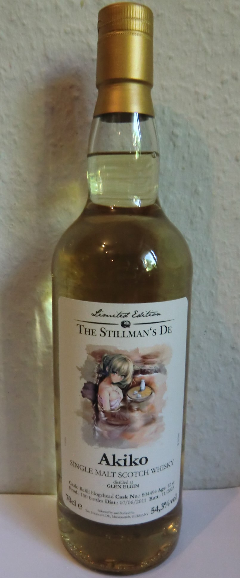 AKIKO Glen Elgin 12 years Single Malt Scotch Whisky