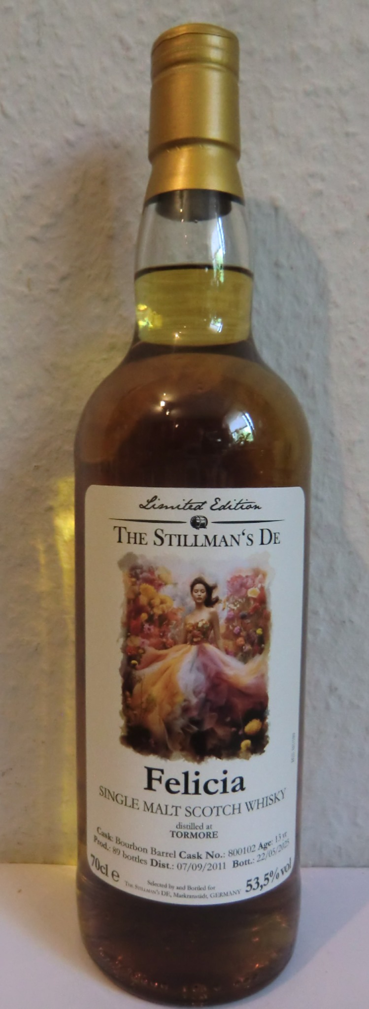 FELICIA TORMORE 13 YEARS SINGLE MALT SCOTCH WHISKY